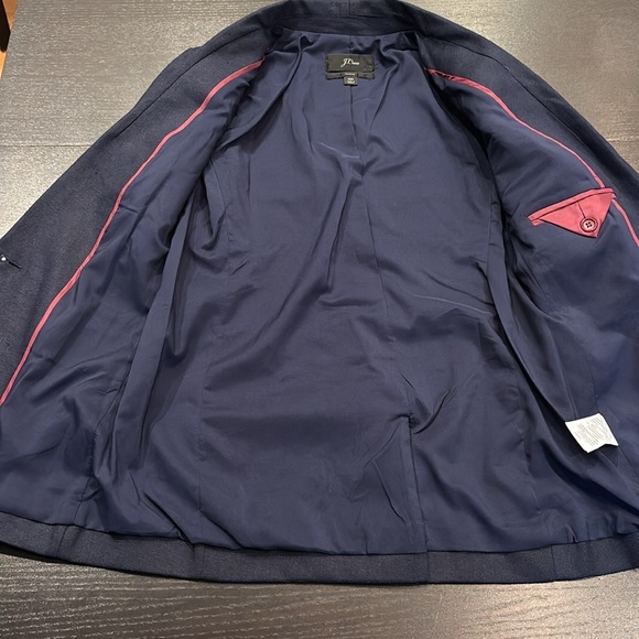 J.CREW Petite Parke blazer in bi-stretch linen cotton blend SIZE 00 - Picture 9 of 12